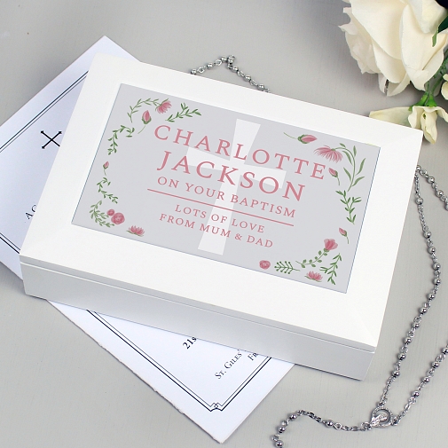 Personalised Religious Jewellery Box