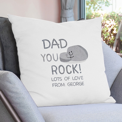 Personalised You Rock Cushion